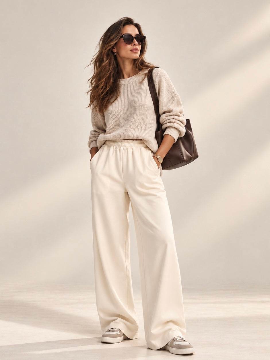 Pantalone Palazzo Comfort Chic