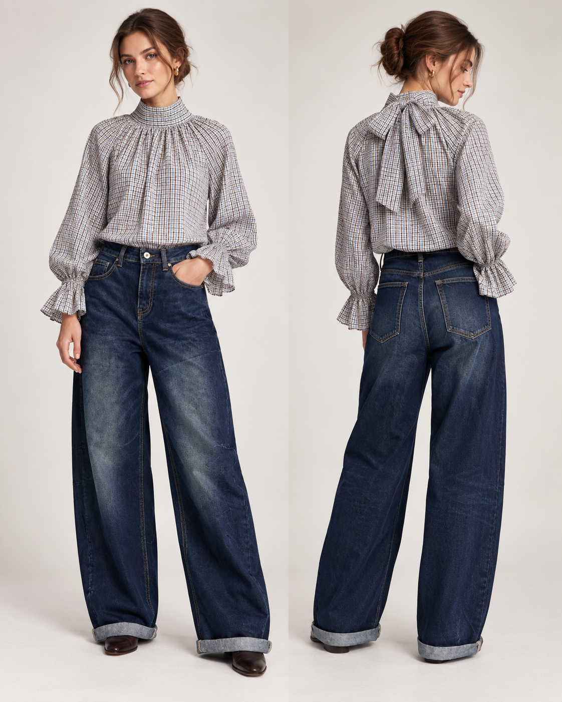 Blusa Eleonora con Fiocco sul retro