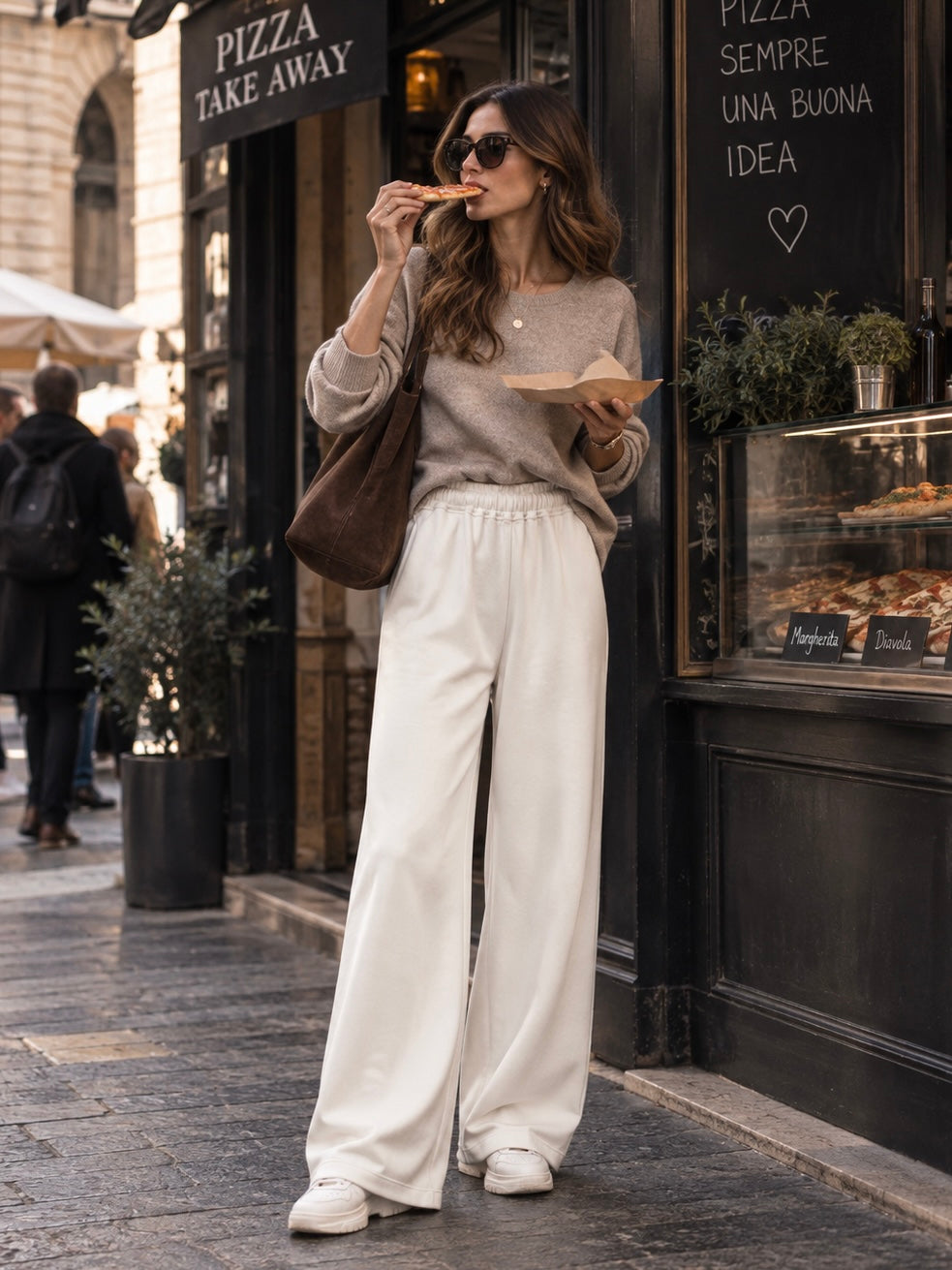 Pantalone Palazzo Comfort Chic