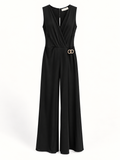 Jumpsuit Elegante Aurora con Scollo Incrociato