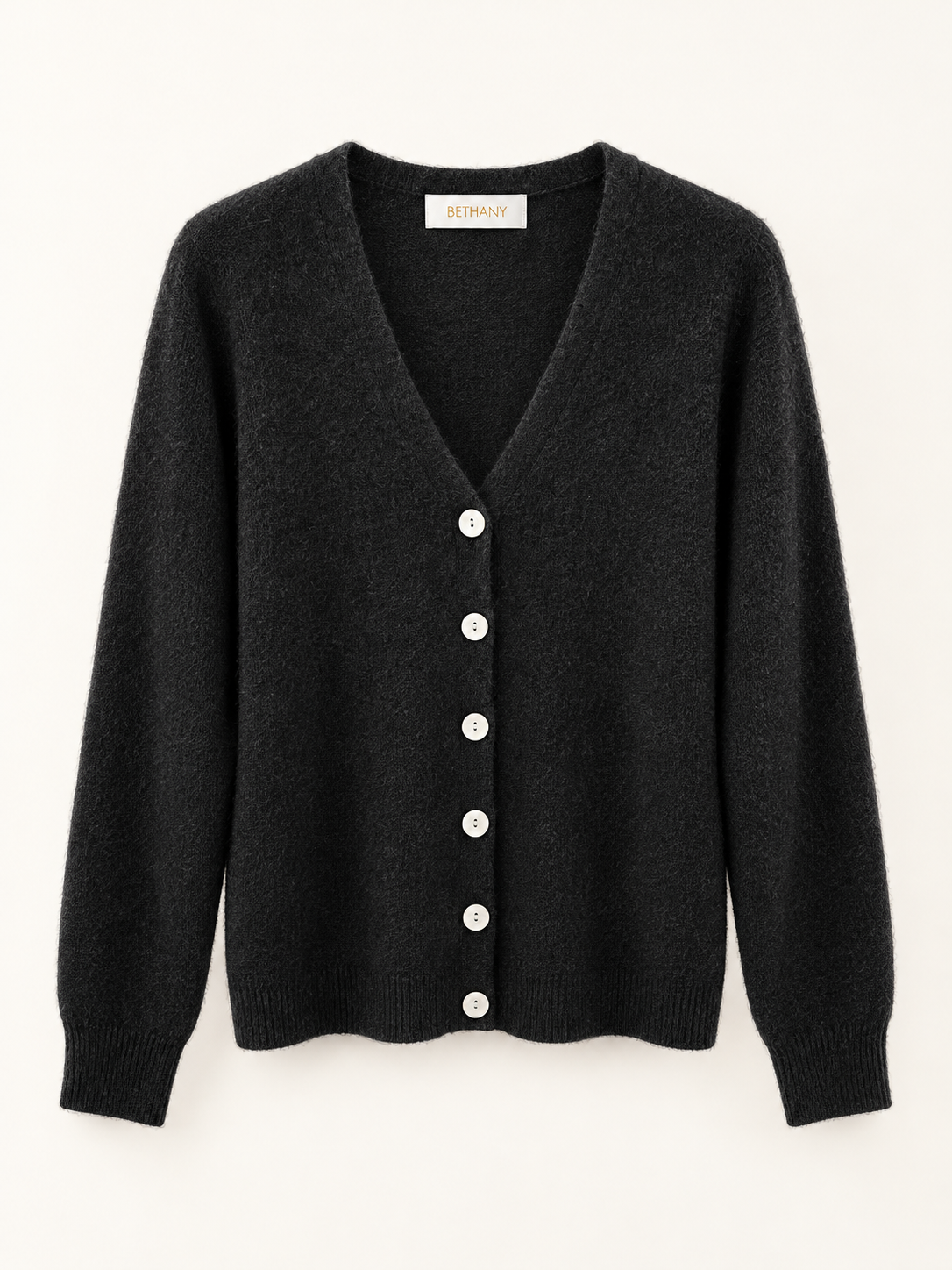 Cardigan Artemide con Scollo a V e Maniche Lunghe – Morbida Casual Chic