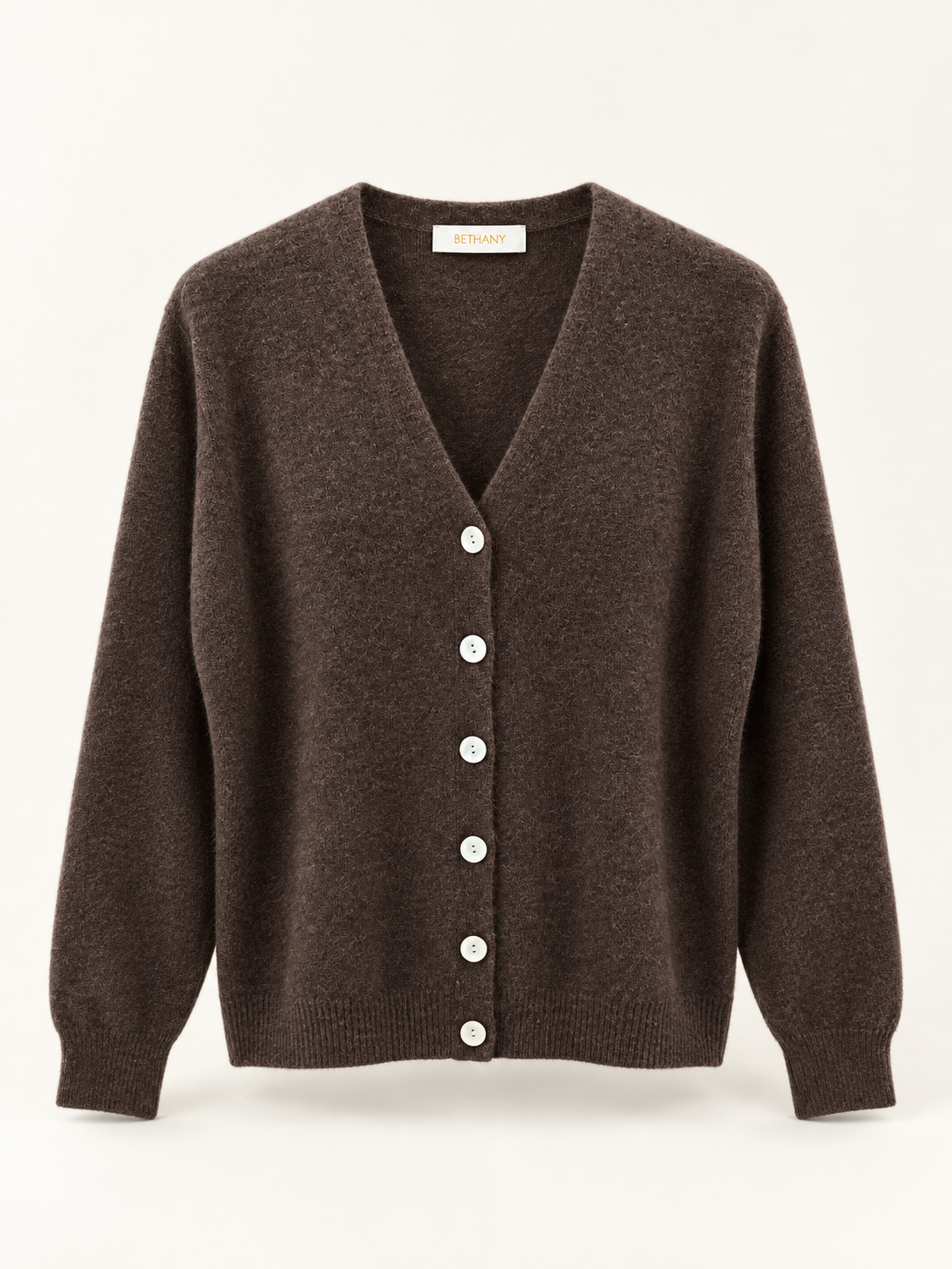 Cardigan Artemide con Scollo a V e Maniche Lunghe – Morbida Casual Chic