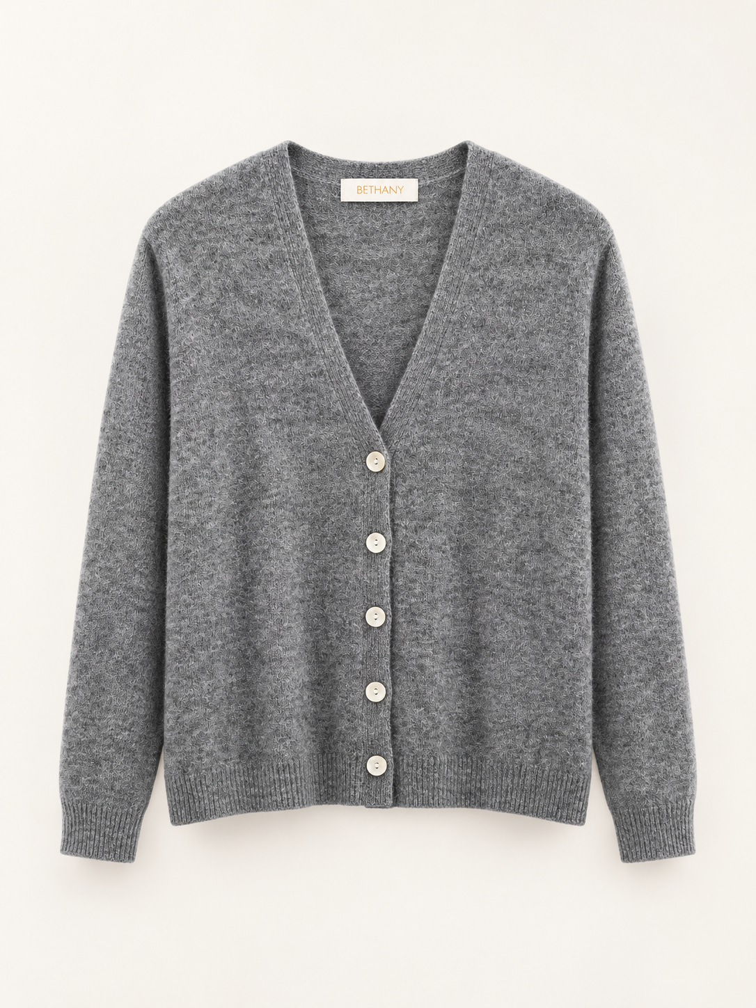 Cardigan Artemide con Scollo a V e Maniche Lunghe – Morbida Casual Chic