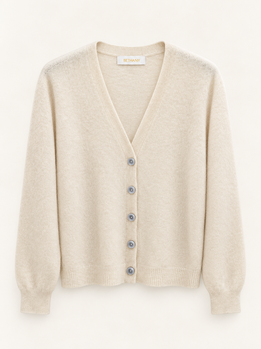 Cardigan Artemide con Scollo a V e Maniche Lunghe – Morbida Casual Chic