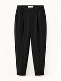 Pantalone Olesia Elegante a Vita Alta con Elastico e Risvolto – Taglio a Sigaretta
