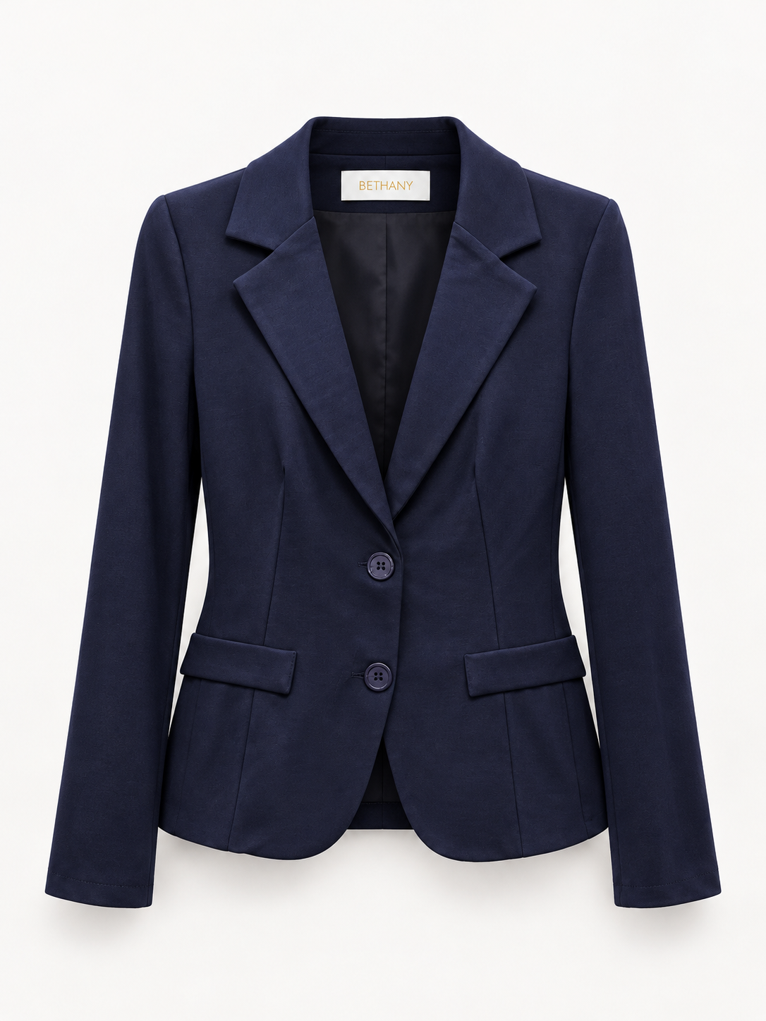 Blazer Arina Elegante Avvitato con Due Bottoni e Taglio Sartoriale