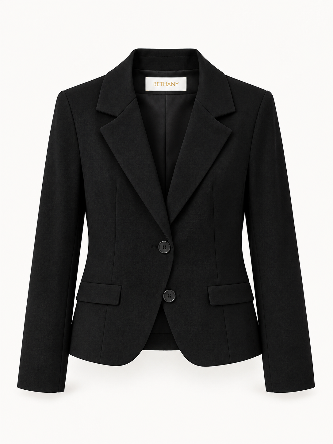 Blazer Arina Elegante Avvitato con Due Bottoni e Taglio Sartoriale