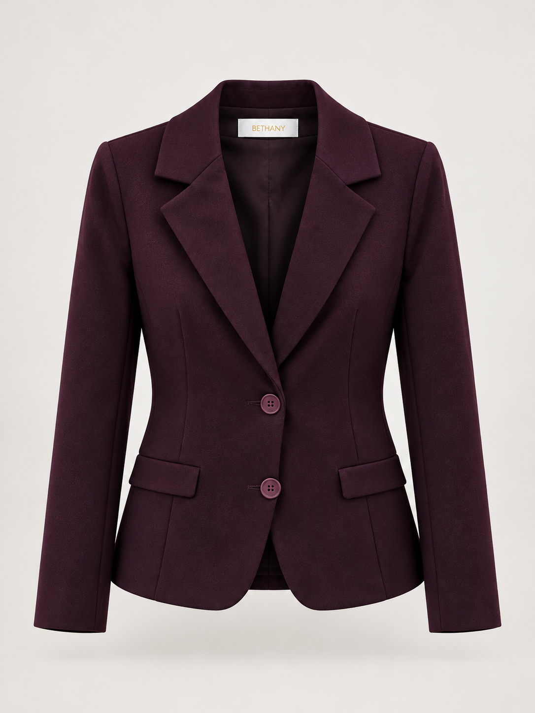 Blazer Arina Elegante Avvitato con Due Bottoni e Taglio Sartoriale