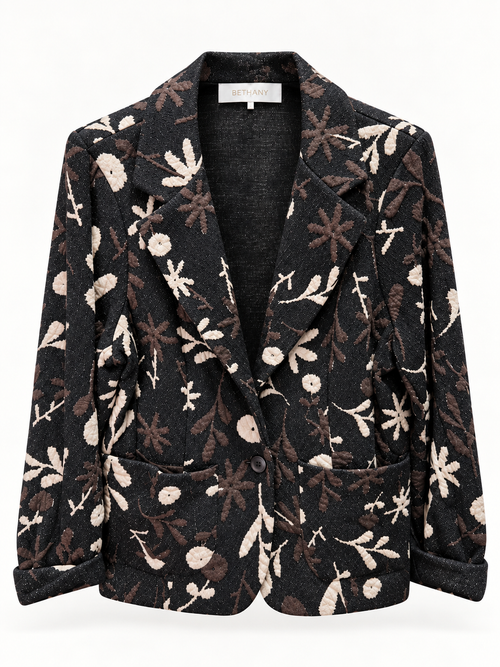 Blazer Aurelia Floreale in Tessuto Jacquard