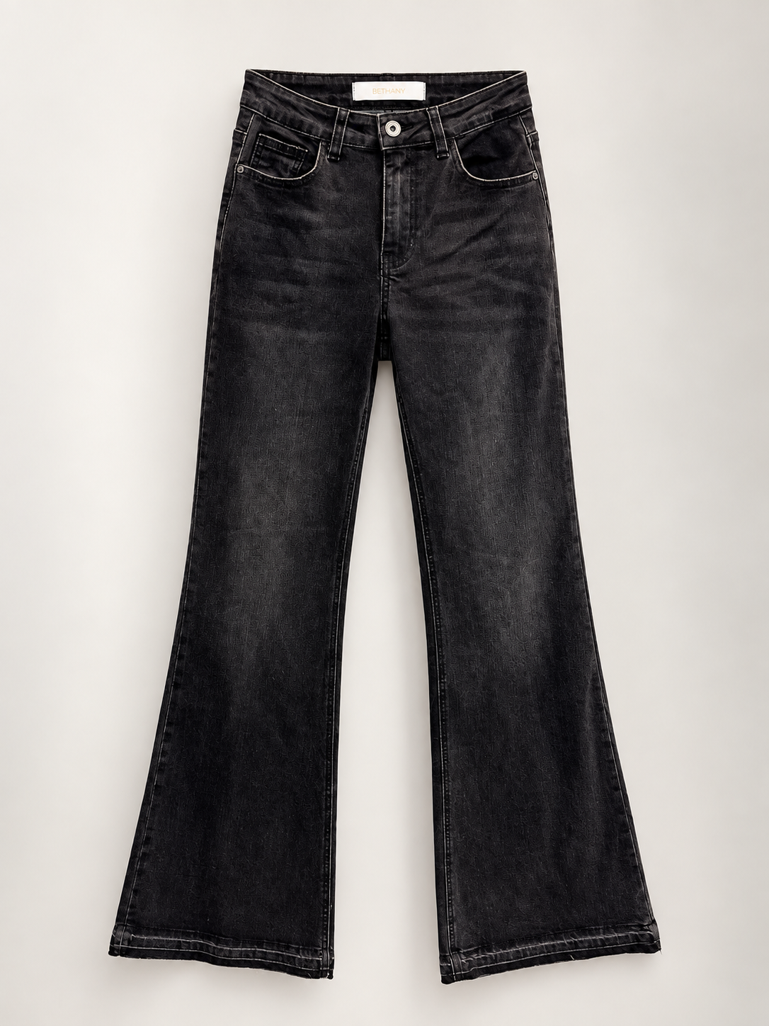 Jeans Flare Nero Eleonora