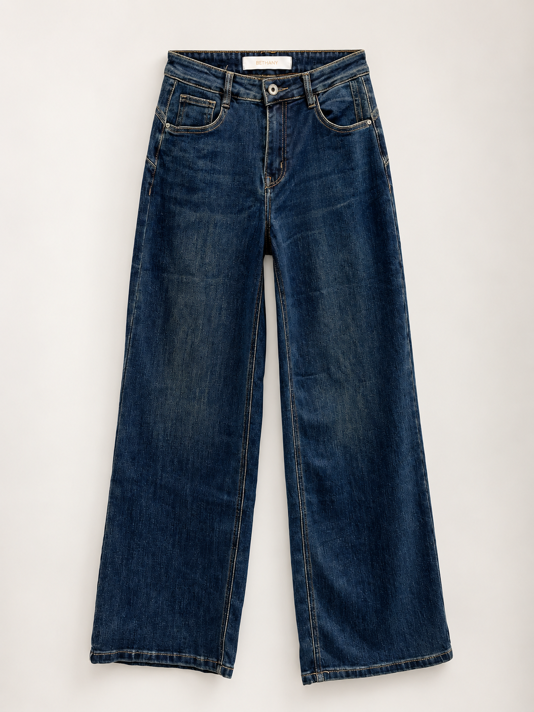 Jeans Wide Leg Blu Vintage Beatrice