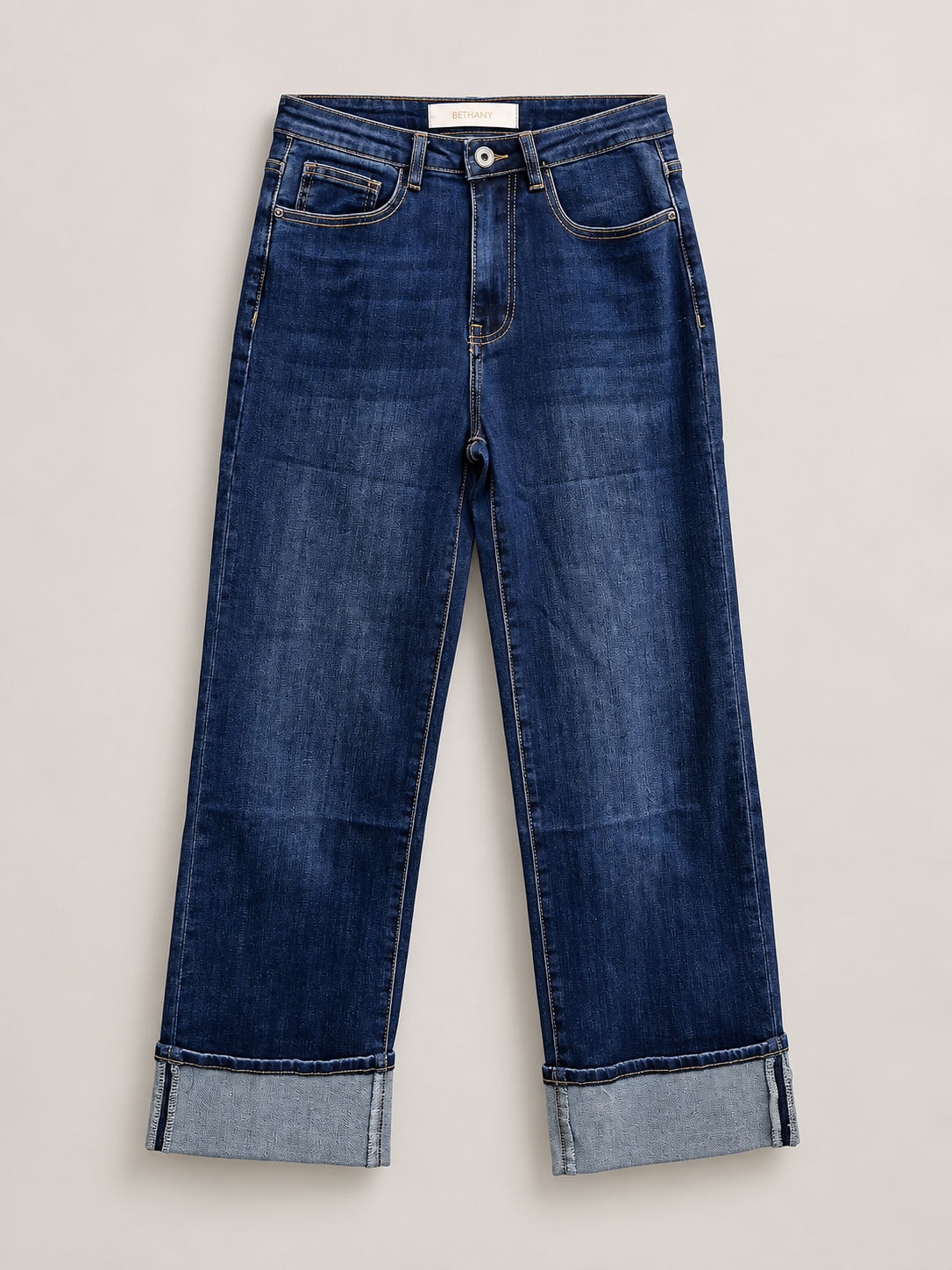 Jeans Piegone Blu Indigo Isabella