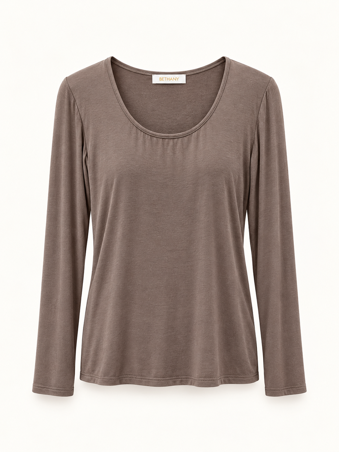 Maglia Kalina –  con Scollo Rotondo e Maniche Lunghe