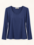 Maglia Kalina –  con Scollo Rotondo e Maniche Lunghe