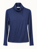 Maglia Rina con Collo Alto Morbido e Maniche Lunghe – Elegante e Casual Chic