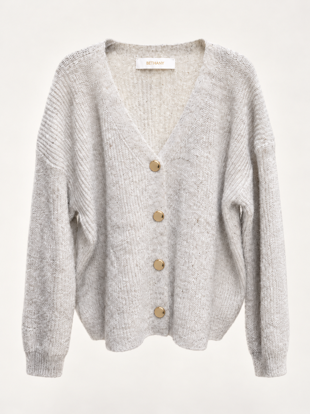 Cardigan Altea in maglia con bottoni dorati