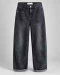Jeans Barrel Nero Ludovica