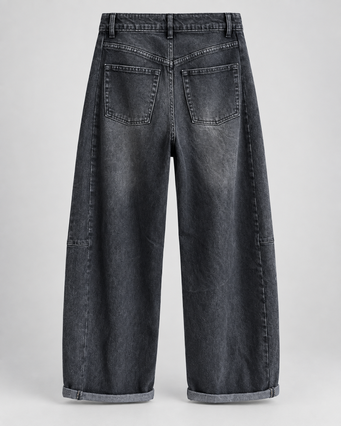 Jeans Barrel Nero Ludovica