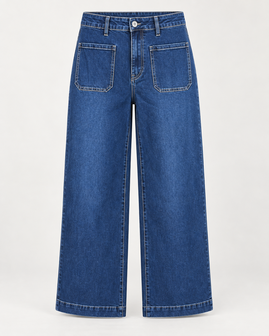 Jeans Wide Leg Blu Indigo Azzurra
