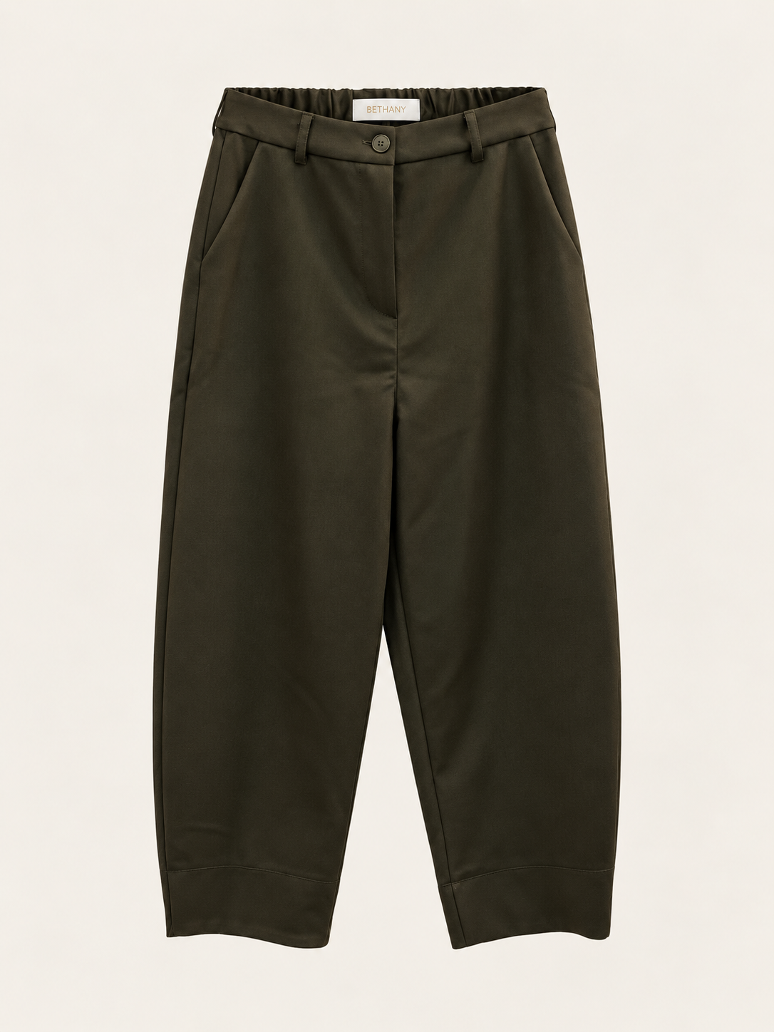 Pantalone Cargo Morena Vita Alta con Elastico