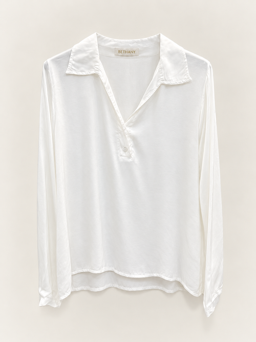 Blusa Adele a Manica Lunga con Colletto