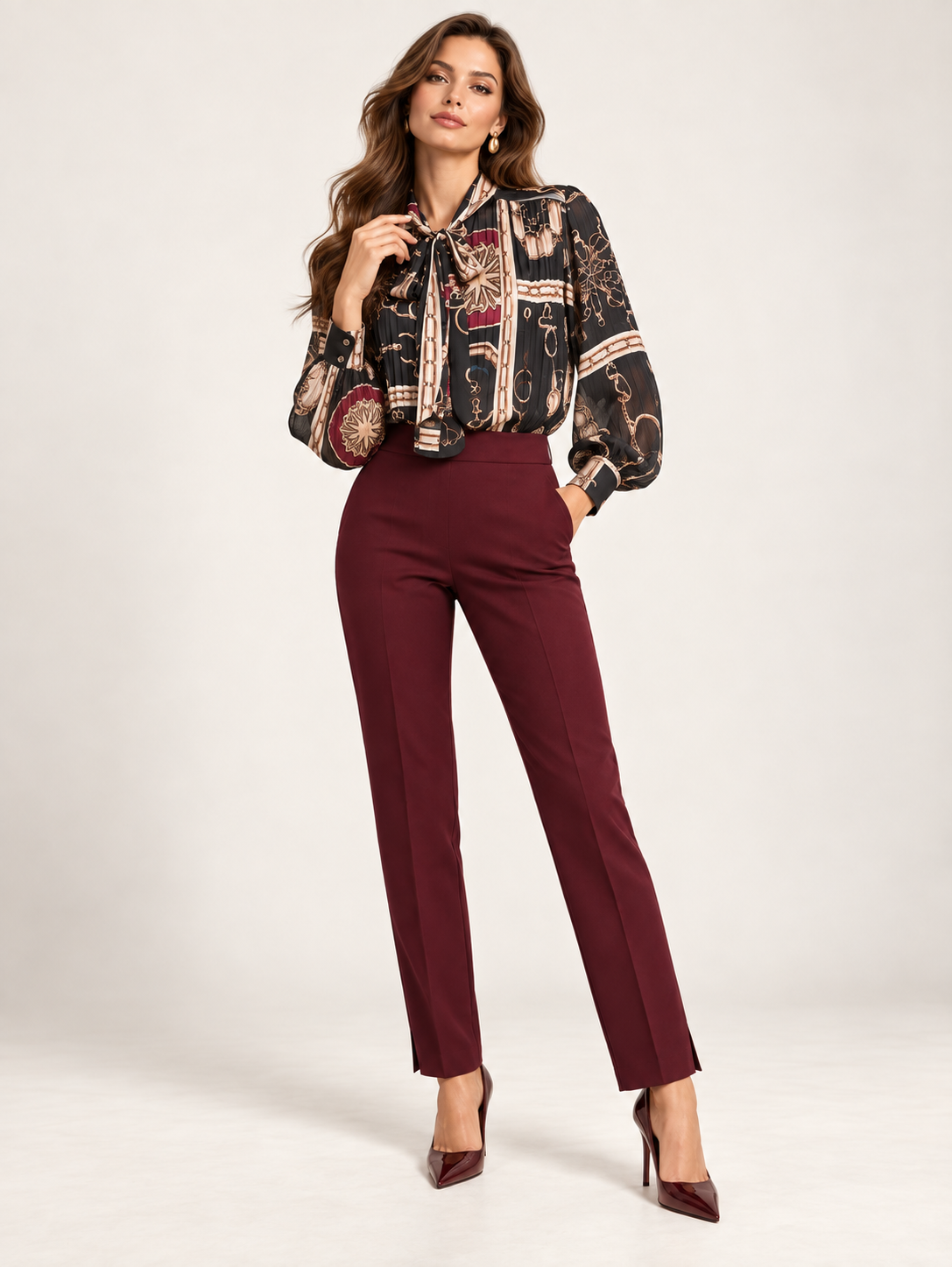Camicia Ludovica in Chiffon