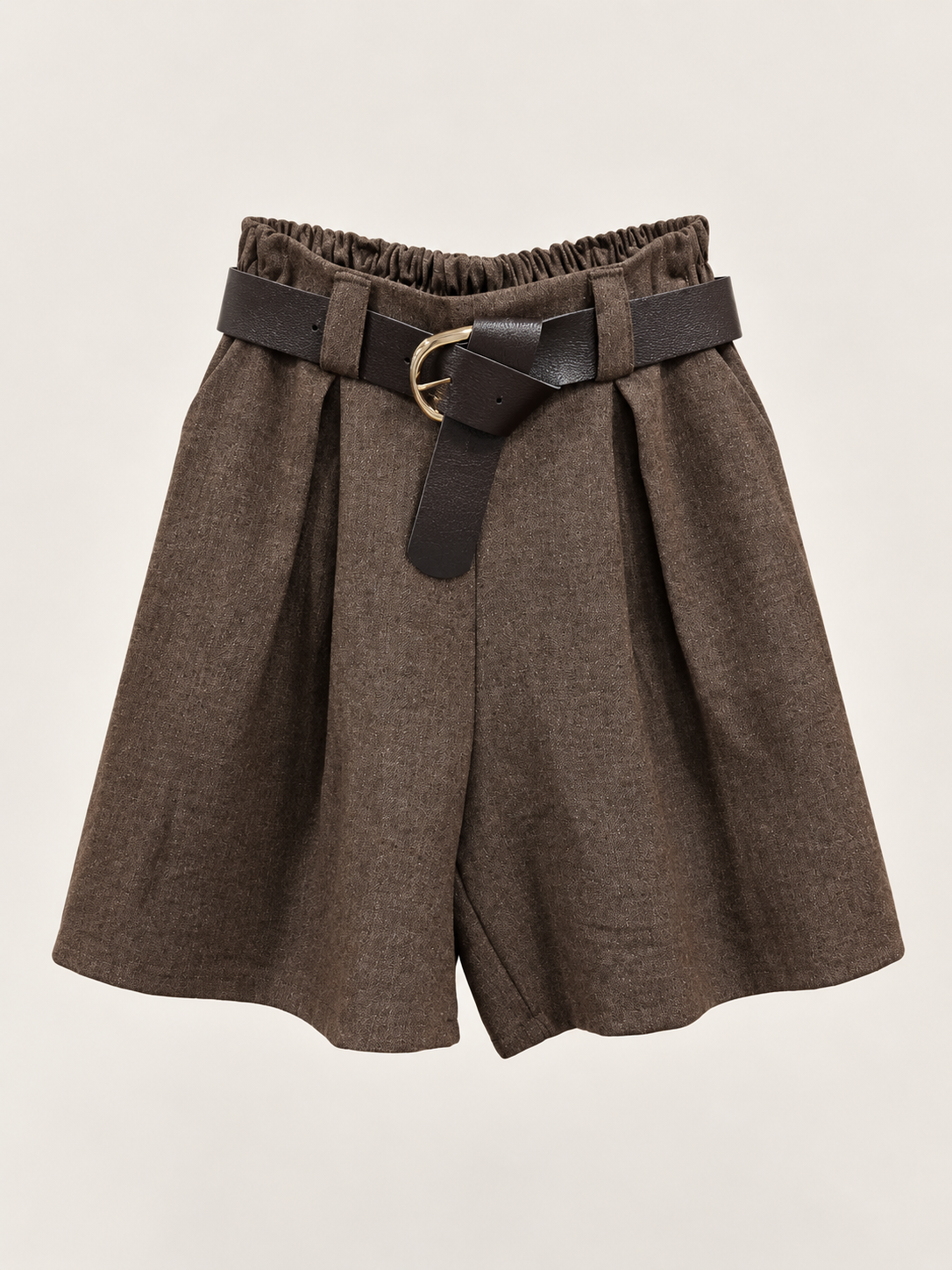 Shorts Vita Alta con Cintura