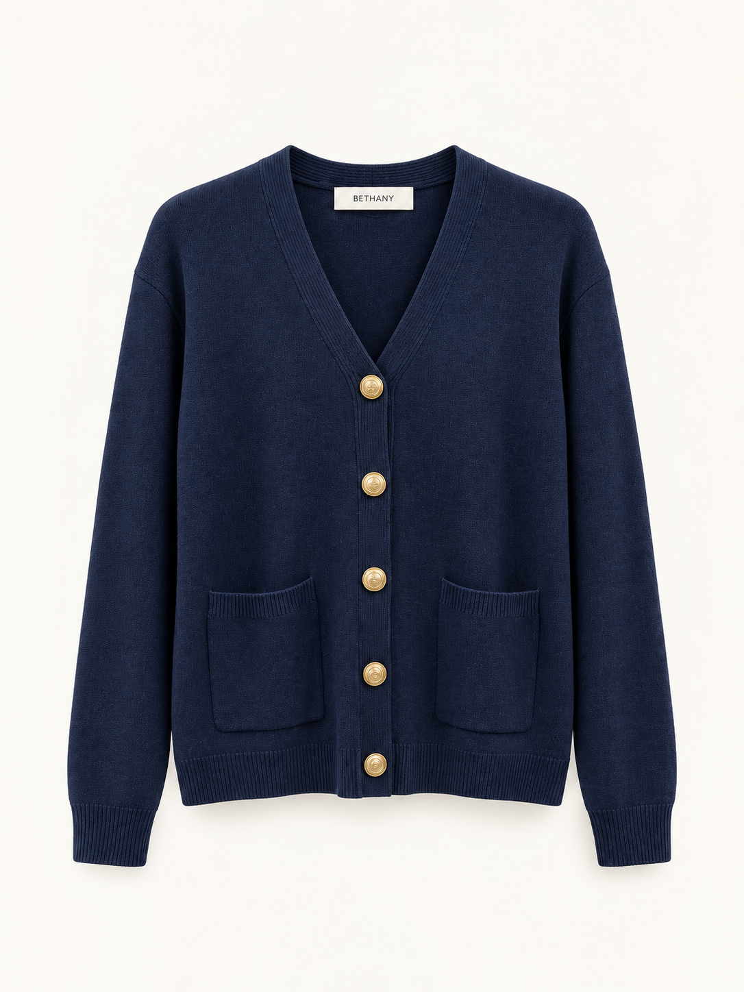 Cardigan Amélie Con Bottoni Dorati