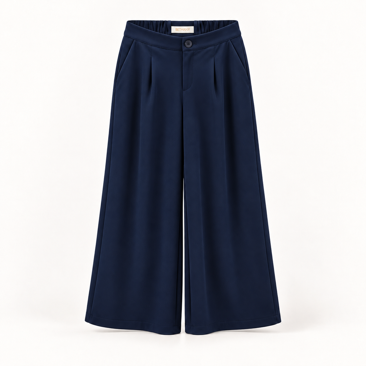 Pantalone Grace a Palazzo con Vita Alta e Pinces