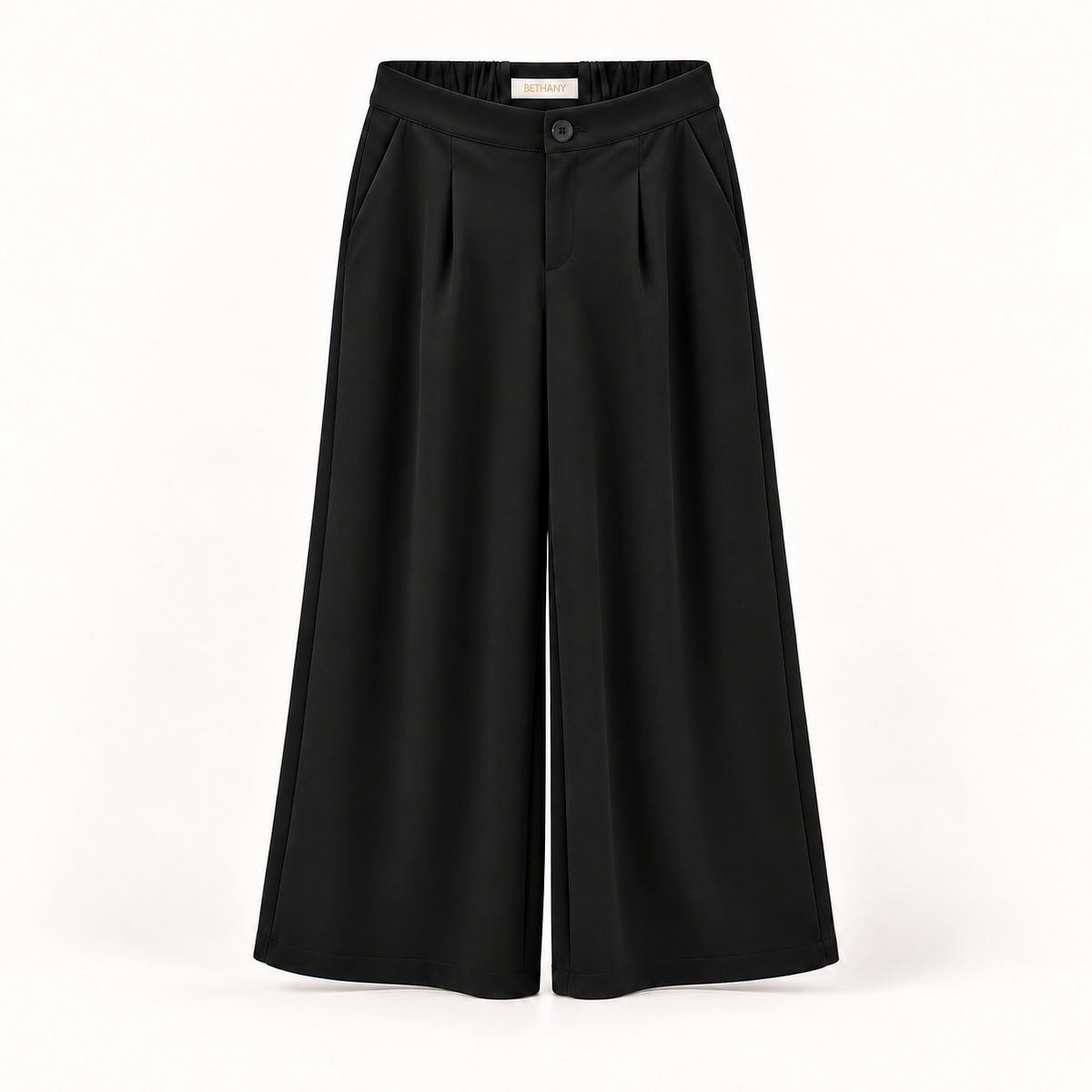 Pantalone Grace a Palazzo con Vita Alta e Pinces