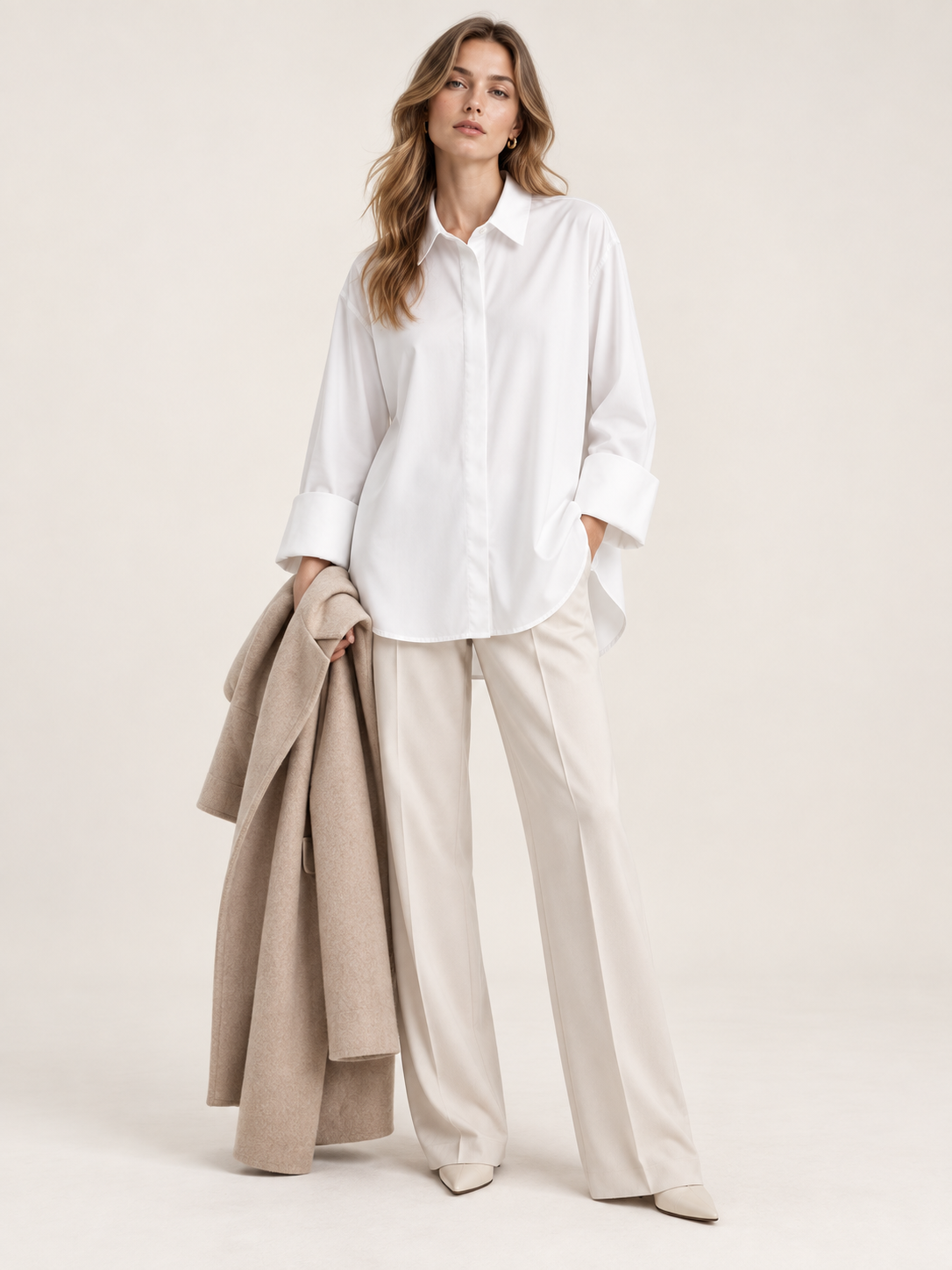 Chemisier Élise – Camicia Lunga Donna Oversize
