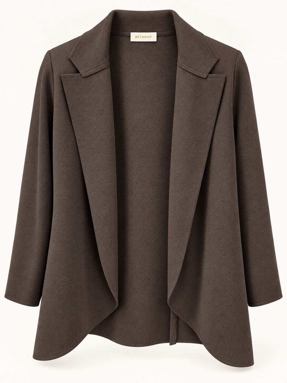 Blazer Lena Aperto con Revers Sartoriale – Giacca Elegante Casual Chic