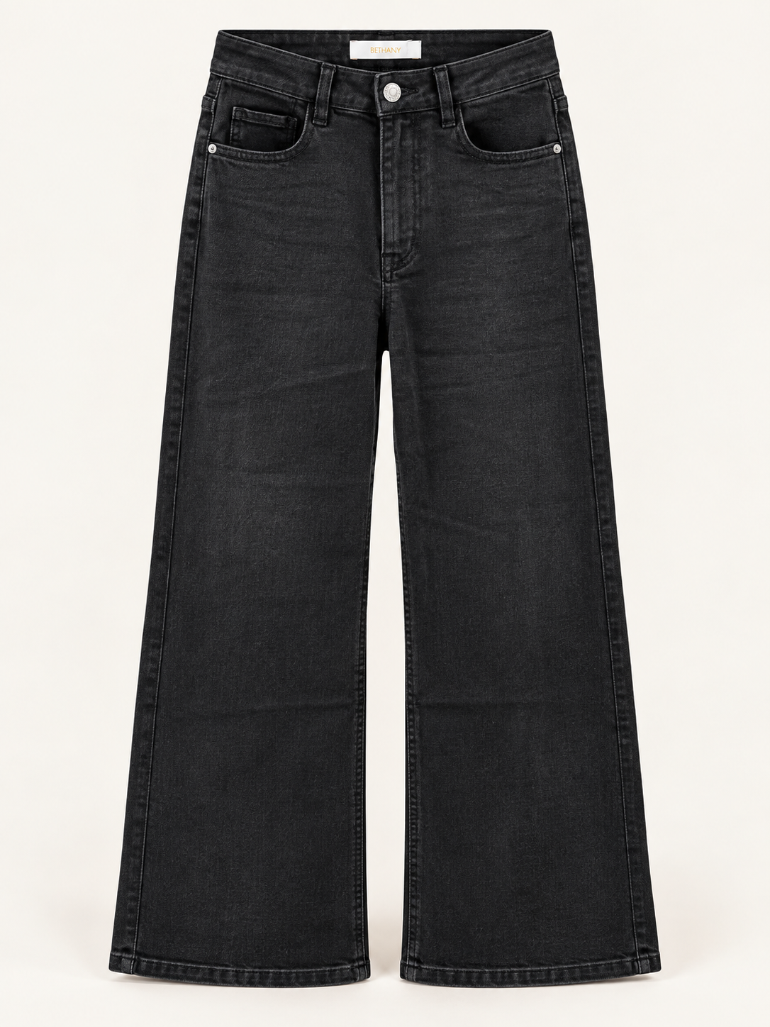 Jeans Trendy in Denim a Palazzo