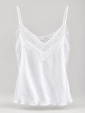Top in Raso e Pizzo Seraphine