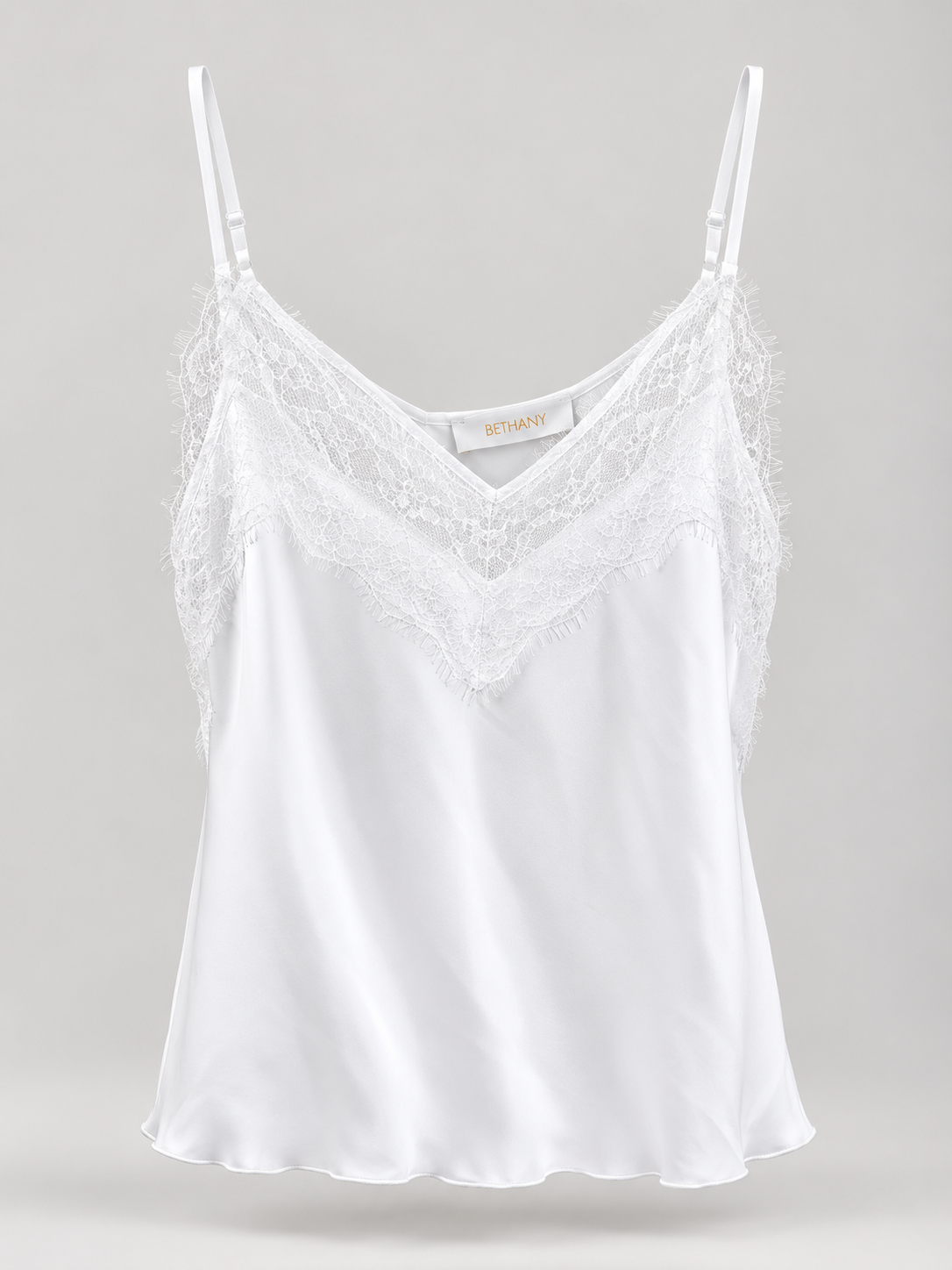 Top in Raso e Pizzo Seraphine