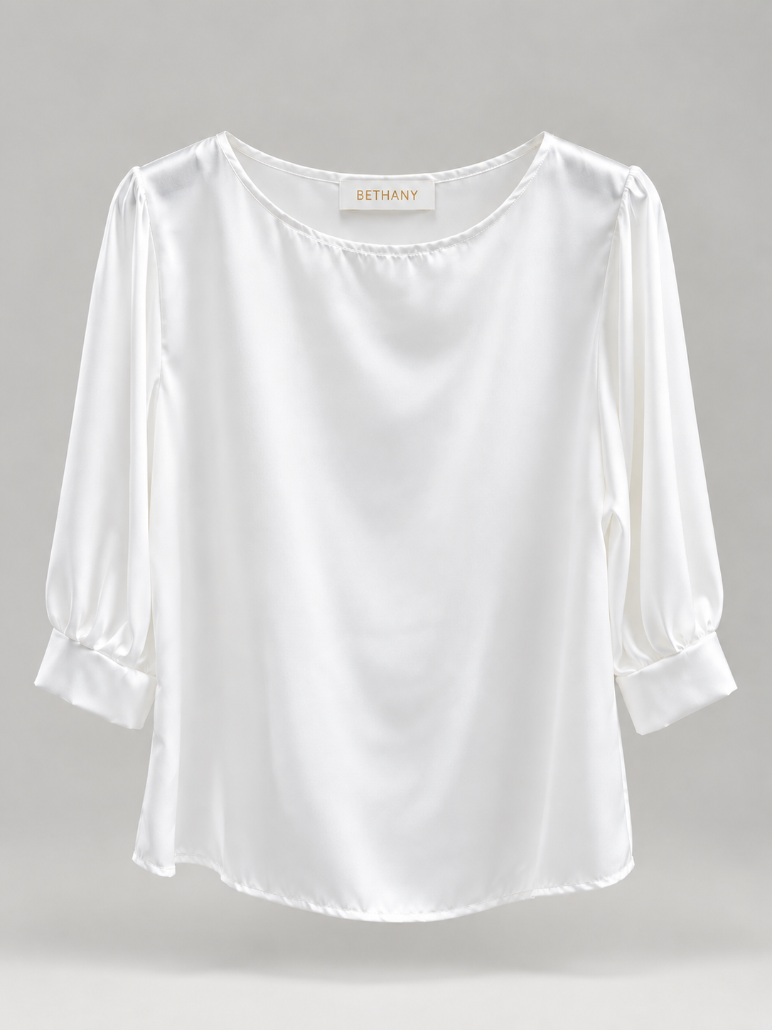 Blusa  in Raso Satinato Elegante