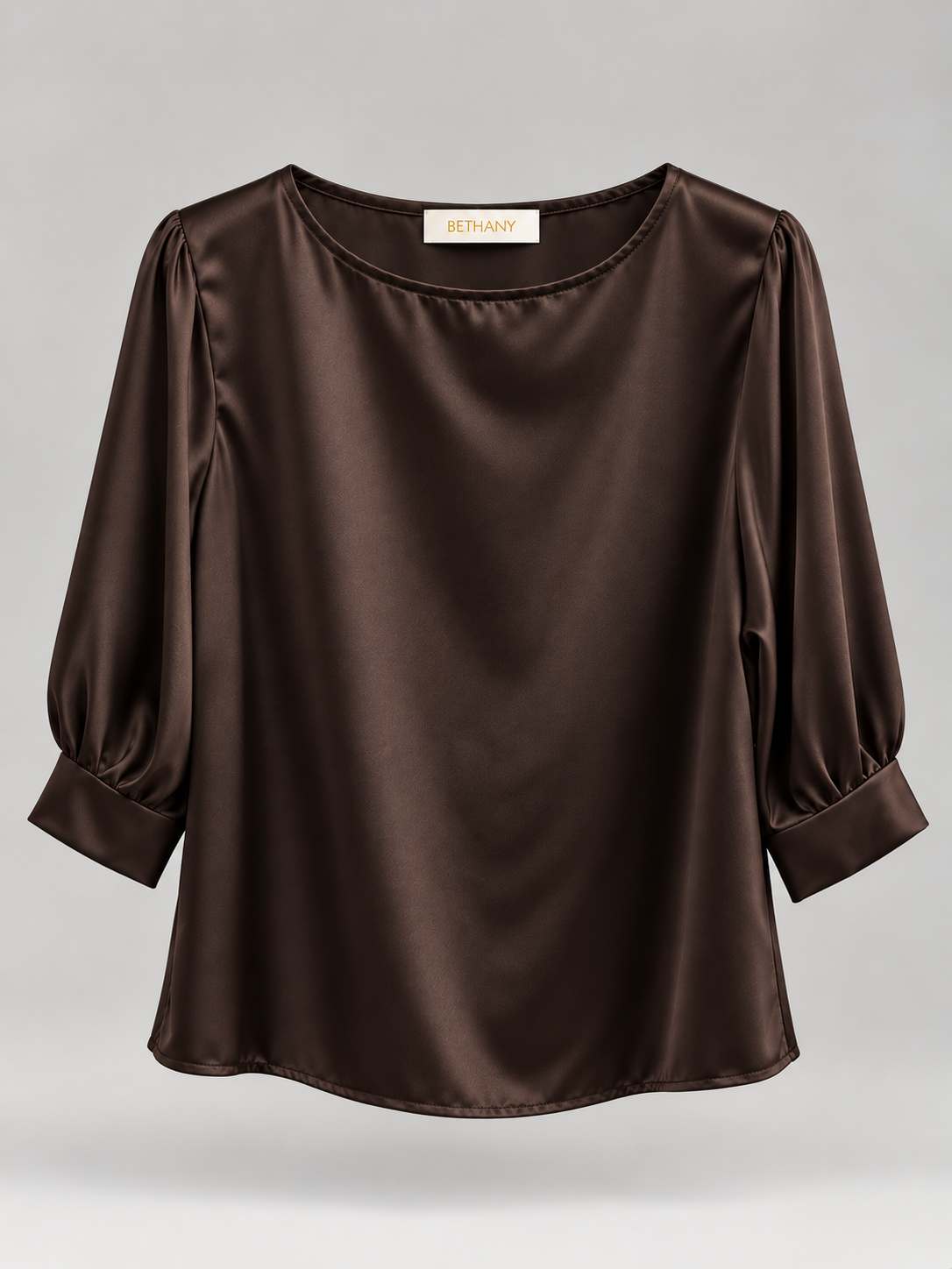 Blusa  in Raso Satinato Elegante
