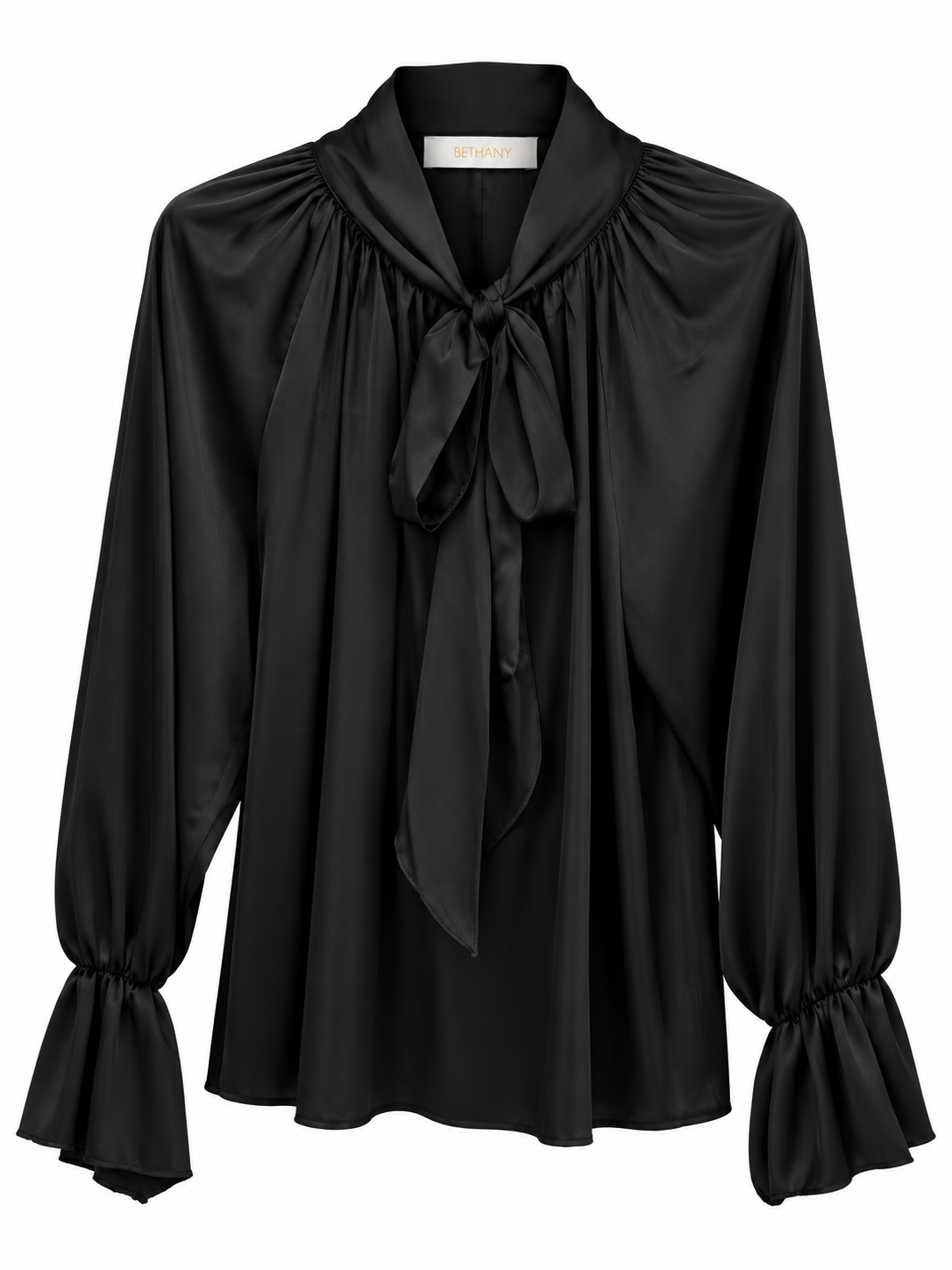 Blusa Eveline in Raso con Fiocco