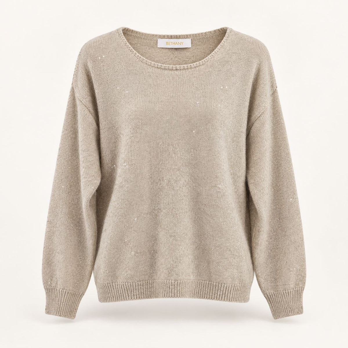 Pullover Elegante in Maglia a Girocollo