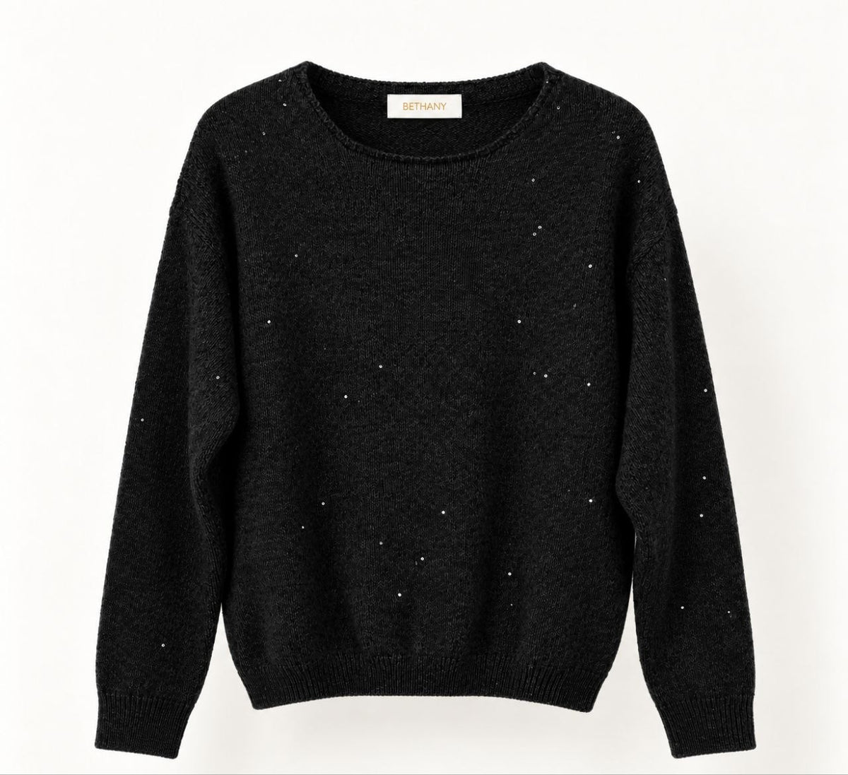 Pullover Elegante in Maglia a Girocollo