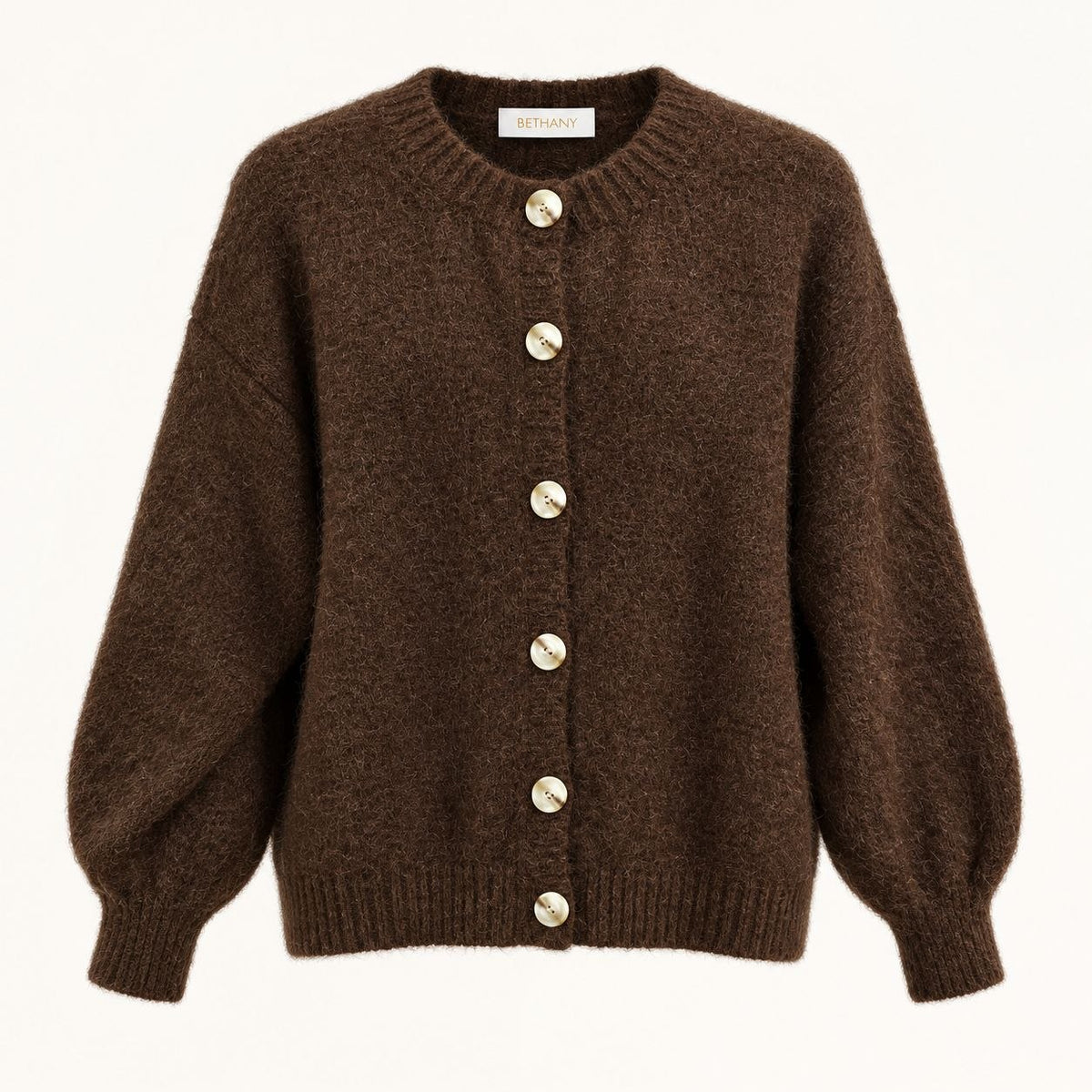 Cardigan Donna Charlotte con Bottoni Gioiello