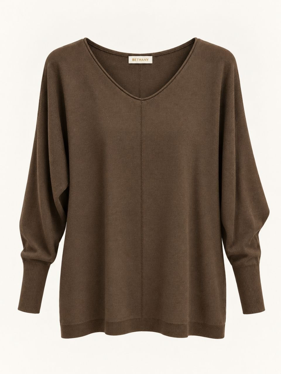 Maglia Olivia Scollo a V e Vestibilità Morbida
