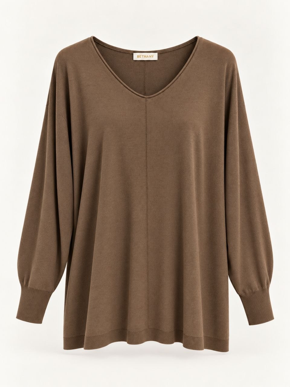 Maglia Olivia Scollo a V e Vestibilità Morbida