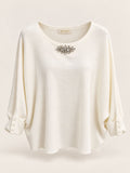 Maglia Glittery con Pietre Strass
